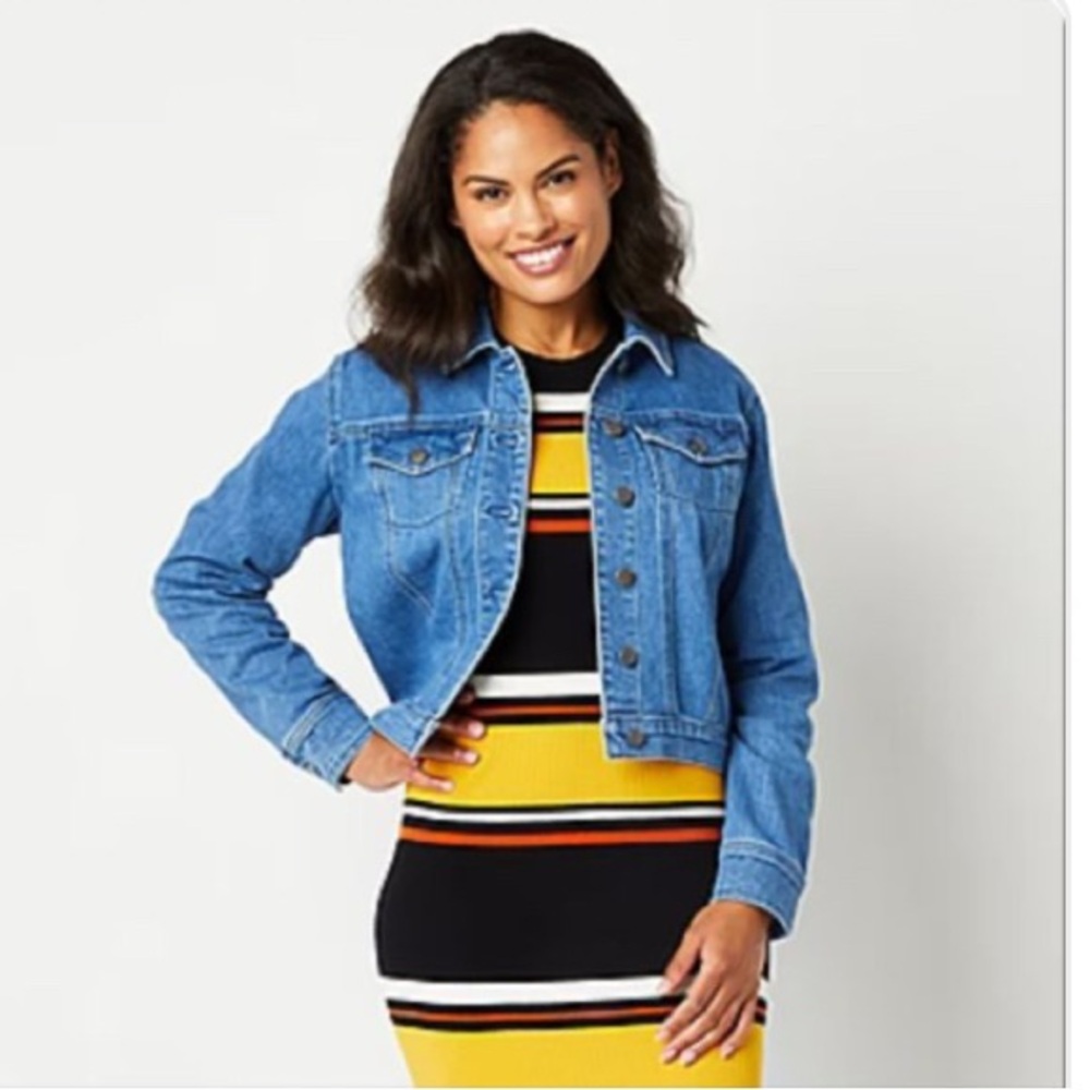 NEW Abbott Elementary Denim Jeans Jacket 2X $74